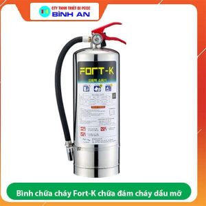 potassium acetate là thành phần của bọt chữa cháy trong bình cứu hoả loại K